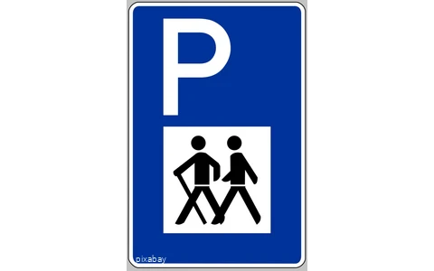 Schild Wanderparkplatz