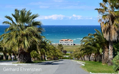 Blick auf Meer