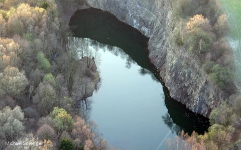 Blick auf den Steinbruch